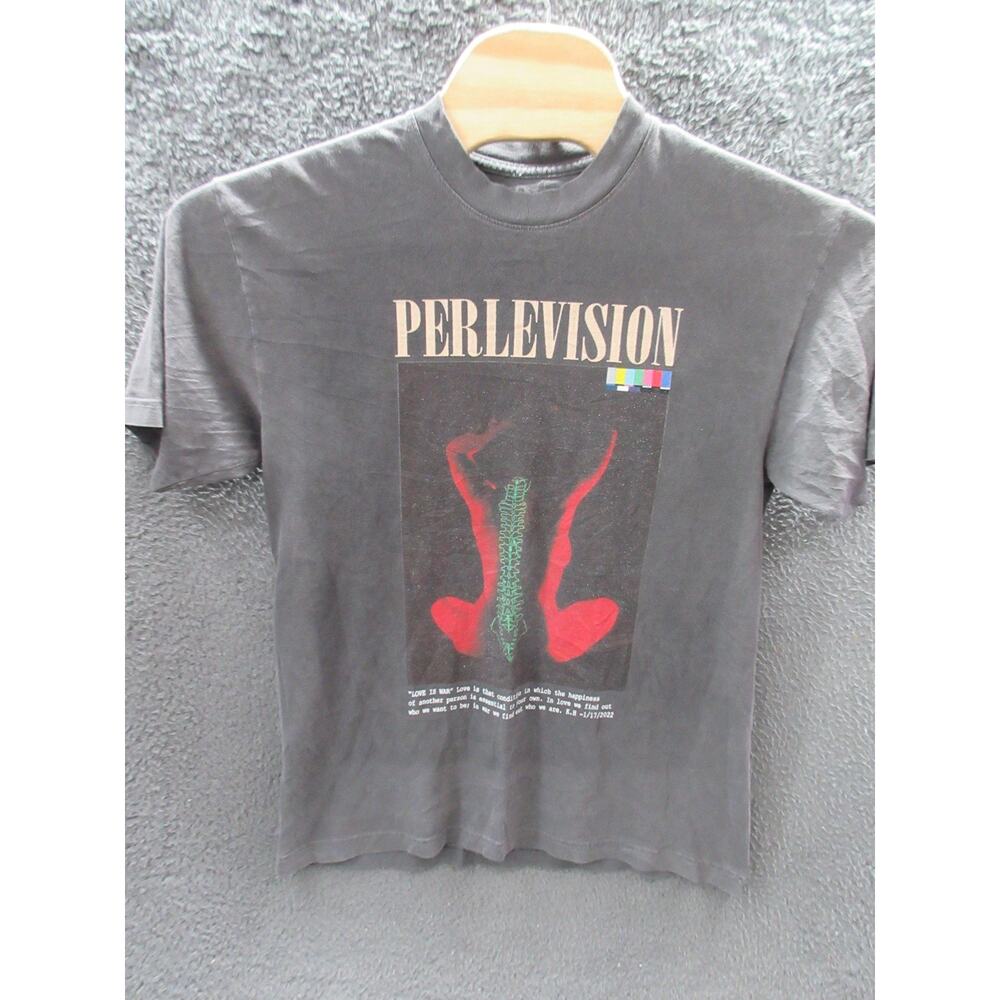 Black Deperle PERLEVISION Men's Medium T-shirt